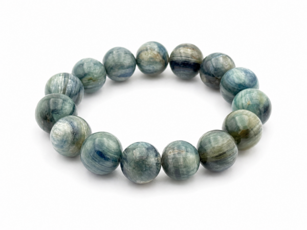 สร้อยข้อมือ Blue-Green Kyanite - นกฮูก ริมโขง/ online storeImage สร้อยข้อมือ Blue-Green Kyanite