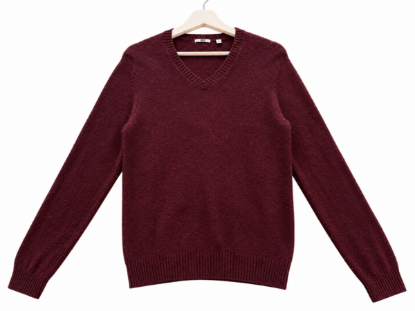 สเวตเตอร์แขนยาว ผ้าแคชเมียร์ผสม UNIQLO 