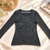 เสื้อยืดคอกลม HEATTECH แขนยาว UNIQLO