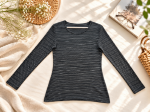 เสื้อยืดคอกลม HEATTECH แขนยาว UNIQLO