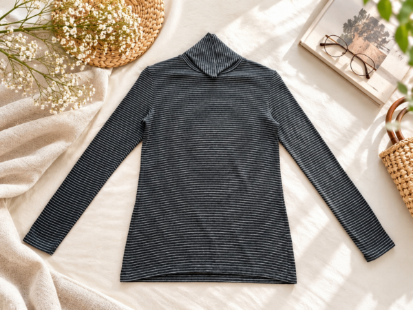 เสื้อยืดคอเต่า  แขนยาว UNIQLO