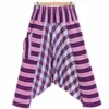 นกฮุก ริมโขง Online Store Image 16 ก.ย. 2569 14_37_58 กางเกงฮาเร็มผ้าฝ้าย ลายริ้ว–ตาราง โทนม่วงชมพู