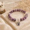 สร้อยข้อมือ Chevron Amethyst