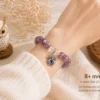สร้อยข้อมือ Chevron Amethyst