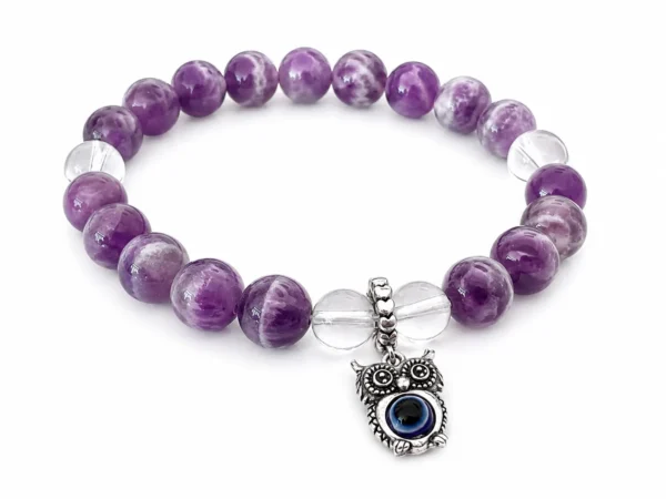 สร้อยข้อมือ Chevron Amethyst