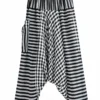 นกฮุก ริมโขง Online Store Image 16 ก.ย. 2569 14_37_12 กางเกงฮาเร็มผ้าฝ้าย ลายขาว–ดำ