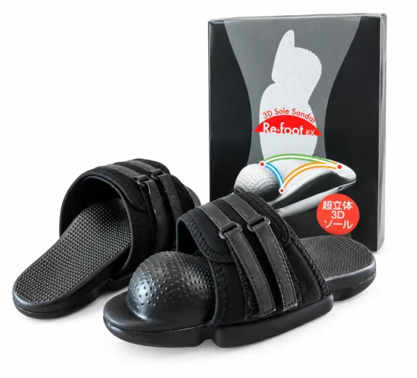 นกฮุก ริมโขง Online Store Image 17 ก.ย. 2569 12_13_21 รองเท้าแตะเพื่อสุขภาพ 3D Sole Sandal Re-foot EX