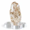 คริสตัลควอตซ์แชมเปญบนฐานอะคริลิก แร่ควอตซ์ธรรมชาติ (Natural Quartz) พร้อมฐานอะคริลิก