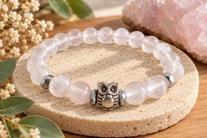นกฮุก ริมโขง Online Store 25689758-A18B-4901-BE2A-567D10358CDD สร้อยข้อมือ โรสควอตซ์