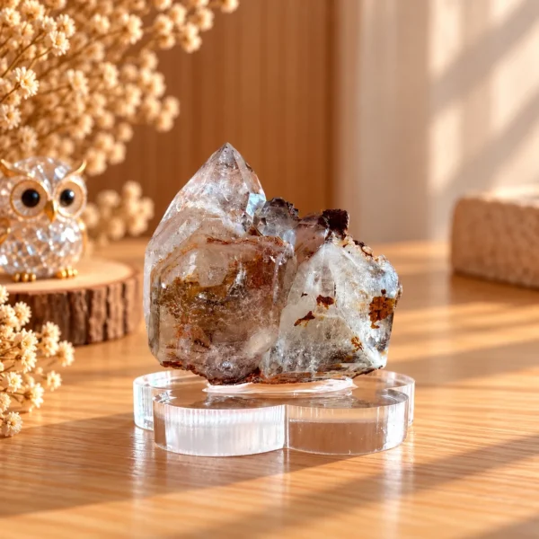 นกฮุก ริมโขง Online Store 7 ต.ค. 2569 13_51_06 แร่ควอตซ์ธรรมชาติ (Natural Quartz) พร้อมฐานอะคริลิก