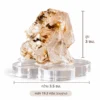 นกฮุก ริมโขง Online Store A-0077 แร่ควอตซ์ธรรมชาติ (Natural Quartz) พร้อมฐานอะคริลิก