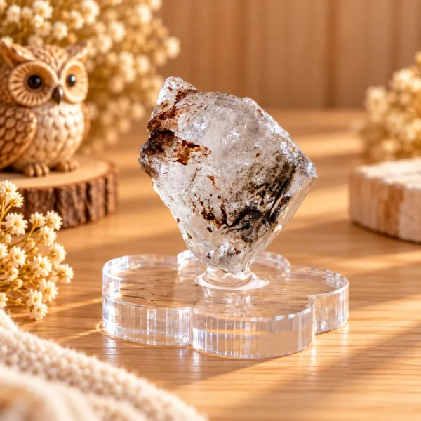 แร่ควอตซ์ธรรมชาติ (Natural Quartz)  พร้อมฐาน