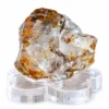 นกฮุก ริมโขง Online Store คริสตัลควอตซ์ใสปนสนิมบนฐานอะคริลิก แร่ควอตซ์ธรรมชาติ (Natural Quartz) พร้อมฐาน