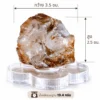นกฮุก ริมโขง Online Store ผลึกควันใสบนฐานอะคริลิก แร่ควอตซ์ธรรมชาติ (Natural Quartz) พร้อมฐาน